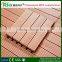 Grooved deck flooring for outdoor garden decoration