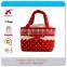 2015 new designs hot fashion tote printing wave point hand bag for kids