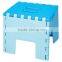 Small foldable / folding / collapsible plastic stool