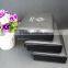 silk printing black pu leather playing card holder