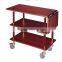 Lengthened wooden service wood structure liquor trolley for hotel air restaurant yiyongjia with four wheel