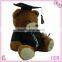 Hot selling EN71 stuffed and plush graduation teddy beay toy for kids