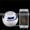 2015 exclusive 3Watt mini bluetooth speaker cool round shape with colorful LED light