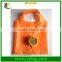 Wholesale Orange Color Sunflower Shape Foldable Shopping Bag