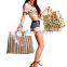 Hot sale sewn pvc beach bag with zipper