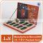 clamshell filp cosmetic display box with die cut foam