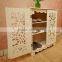 Home furniture decorative wooden carved shoe cabinet                        
                                                Quality Choice