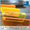 yellow color acrylic plexiglass sheet