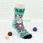 Anti-Foul best selling nylon jacquard cute baby slipper socks floor socks