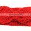 2016 Cute handmade Baby knitted crochet summer headband with bows