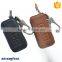 Car Genuine Leather Key Cover Case 3 button Smart For Mitsubishi Outlander Lancer-ex