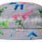 Custom bucket hats bulk grey bucket hat with green finger pattern print