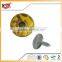 quality good customized logo round copper metal buttons for jeans garment