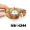 fashion ladies crystal bangle flower bracelet wrist watch woman