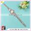 HC-4530 Hechun Hand Made Sew White Flower Wedding Dress Crystal Sash