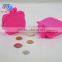 Bulk Wholesale Fashion Candy Color Rubber Squeeze Coin Purse