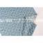 Fashionable denim blue dyed polyester spandex sun floral jacquard knitting fabric