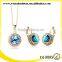 crystal cheap necklace and earring sets, fancy necklace sets