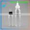 plastic liquid bottles with twist top cap /different size plastic liquid bottles