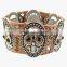 Custom-made China wholesale vintage Owl design stretch inspired bracelets