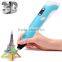 New Fashion Wholesale 3D Plastic 3D Pen World Pens