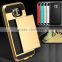 Luxury Dual Layer Armor cover Case For Apple phone Slide Credit Card Case Cover For IPhone 6 6S