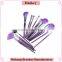 Light Purple 16 pcs makeup Brush with custom logo Make Up Brush Set