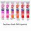 Professional Romatic Bear Cheap Magic Matte Long Lasting Waterproof Peel Off Lipstick Lip Gloss