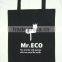100% Recycled Wholesale Cheap Fashion Black Cotton Canvas Women's Shopping Tote Bag