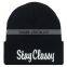 FREE Sample! Wholesale Knitted Hat Embroidery Beanie