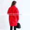 2015 Autumn Winter woolen garment customized woman's wear fashion maxi long coats wholesale parkas outwear ankle pocket