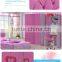 8101B# pink modern bedroom furniture for girl