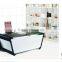 2016 durable office tempered glass office table for manager or boss