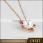 OUXI 2016 korean style wholesale price 18k gold plated Star charm different design long pearl necklace 11506