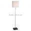 2017 hotel decorative unusual solid brass floor lamp with linen shade good for inn decor high end standing reading lamp