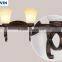 2*E14 Modern Glass Wall Lights Hotel Wall Sconce Lamp