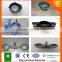 Square metal fence brackets