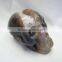 Natural Rock Crystal Skull clear with amethyst geode good for art collection or Christmas gift