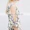 Wholesale Clothing Hot Sale Floral Printed Slim Fit Summer Wear Cool Women Playsuits 2016