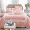 Holiday Hotel bedding set /comforter set 8pc 100% cotton / Lace design