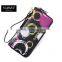 fashion zippered ladies long purse women wallets clutches genuine leather