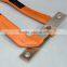 red 100%flexible flat tin copper braided wire connector