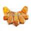 1 set 70x70mm orange imperial jasper cabochon beads,gemstone chunky chorker necklace pendant cabochon loose beads set 3160020