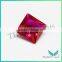 Chinese manufacturer 6*6mm square princess cut 8# corundum synthetic ruby