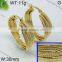 Fashion Wholesale stainless steel golden earring hooks