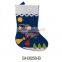 Hot sale Christmas stocking with printing for decoration,Christmas gifts