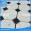 carrara white catagon marble mosaic tiles