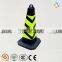 Warning Reflective Black Traffic Cones