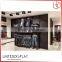 High-quality metal chrome black clothes hanger stand