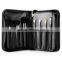 15pcs Natural Hair Blush Beauty Tools in Makeup Brushes With Cosmetic Brush Pouch